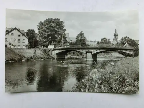 Alte AK Flöha Flöhabrücke [aX851]