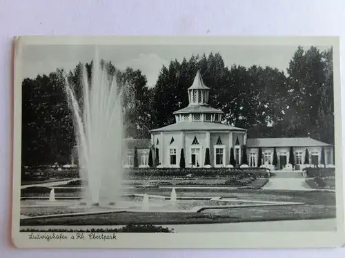 Alte AK Ludwigshafen Rhein Ebertpark [aX635]