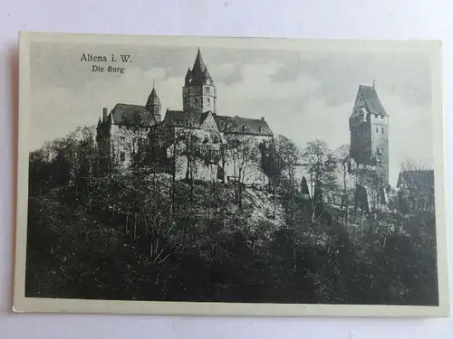 Alte AK Altena Die Burg [aX639]