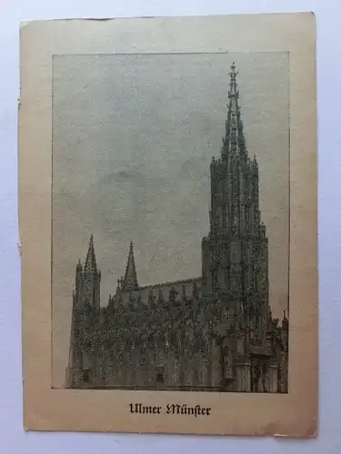 Alte AK Ulm Ulmer Münster [aX666]