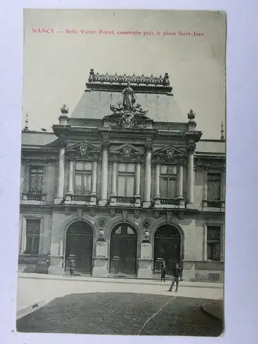 Alte AK Nancy Salle Victor Poirel 1906 [aX441]