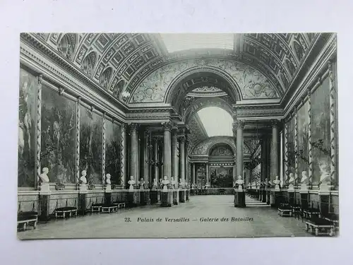 Alte AK Palais de Versailles Galerie des Batailles [aX447]