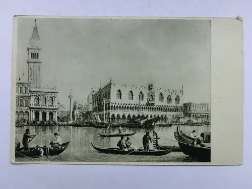 Alte AK Gemäldekarte Canaletto Venezia Venedig [aX455]