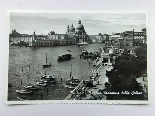 Alte AK Venezia Basilica Madonna della Salute Venedig [aX458]