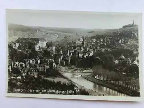 Alte AK Tübingen Blick v. d. Lichtenberger Höhe 1932 [aX378]