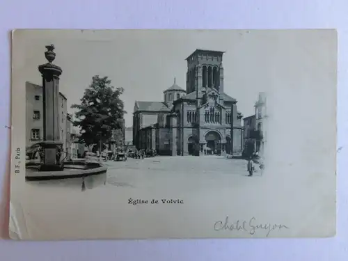 Alte AK Eglise de Volvic 1900 [aM61]