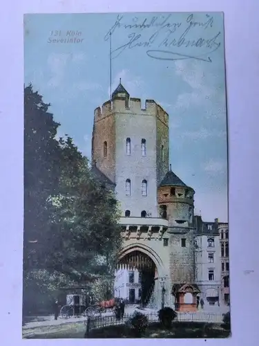 Alte AK Köln Severintor 1908 [A1455]
