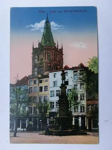 Alte AK Köln Jean von Werth Denkmal [A1456]
