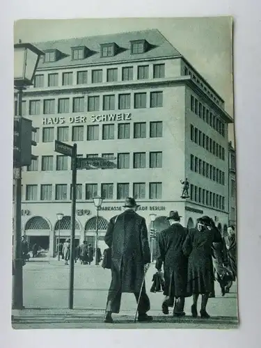 Alte AK Berlin Haus der Schweiz [A1464]