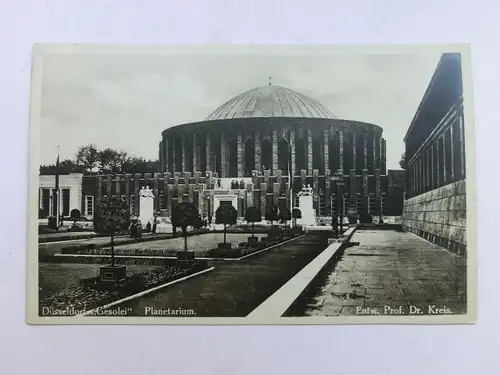 Alte AK Düsseldorf Gesolei Planetarium 1926 [aX399]