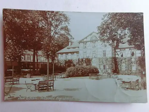 Alte AK Bad Eilsen Kleines Logirhaus 1912 [aO1155]