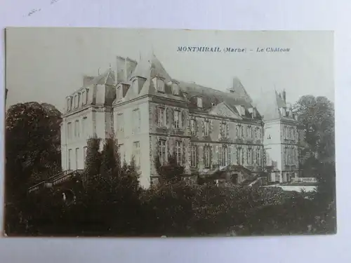 Alte AK Montmirail Marne Le Chateau [aM33]