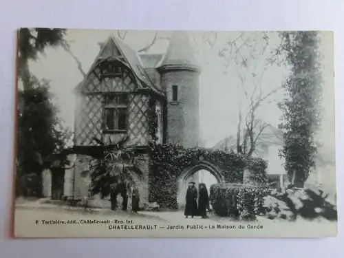 Alte AK Chatellerault Jardin Public um 1910 [aM40]