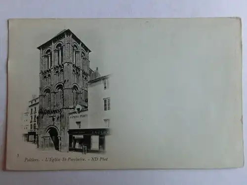 Alte AK Poitiers L’Eglise St. Porchaire um 1900 [aM41]