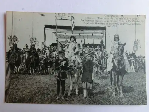 Alte AK Compiegne Fetes en l’Honneur de Jeanne d’Arc [aM46]