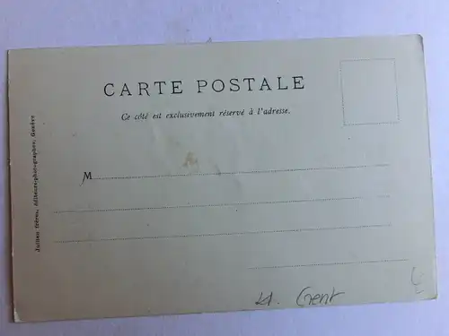 Alte AK Geneve Genf Tours de St. Pierre [aM818]