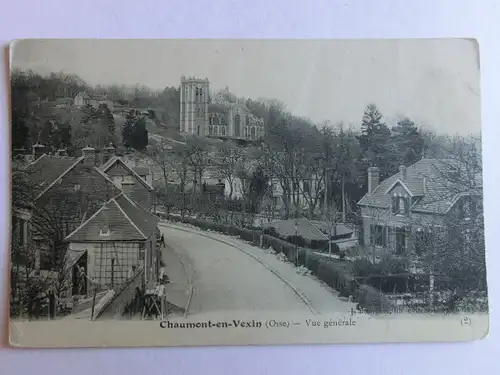 Alte AK Chaumont en Vexin Vue Generale [aM820]