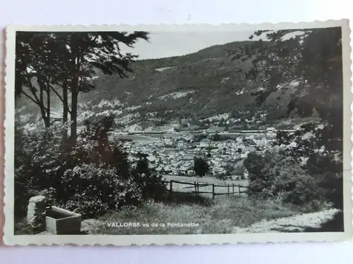 Alte AK Vallorbe vu da la Fontanetta [aM833]