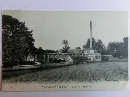 Alte AK Nonancourt  Eure Usine de Moedieu [aM4]