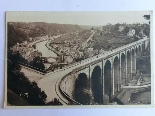 Alte AK Dinan Le Viaduc de Lanvalley et la Valle de la Rance [aM733]