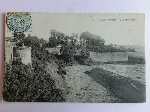 Alte AK Montreuil sur Mer les Remparts [aM744]