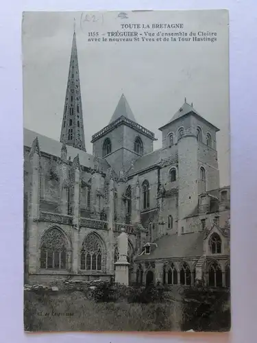 Alte AK Treguier Vue d’ensemble du Cloitre… [aM675]