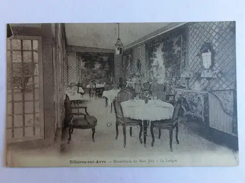 Alte AK Tillieres sur Avre Hostellerie du Bois Joly [aM681]