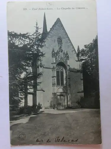 Alte AK Usse (indre et Loire La Chapelle du Chateau um 1900 [aM702]