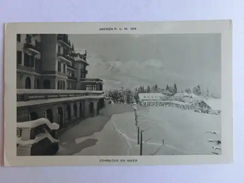 Alte AK Combloux en Hiver [aM711]