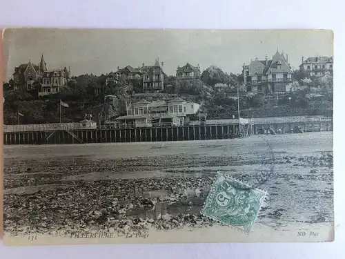 Alte AK Villerville La Plage [aM630]