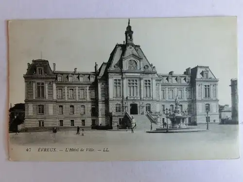 Alte AK Evreux L’Hotel de Ville [aM635]