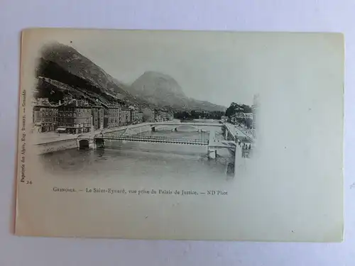 Alte AK Grenoble Le Saint Eynard vue prise du Palais de Justice um 1900 [aM637]