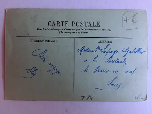 Alte AK Honfleur Interieur de Notre Dame de Grace [aM649]