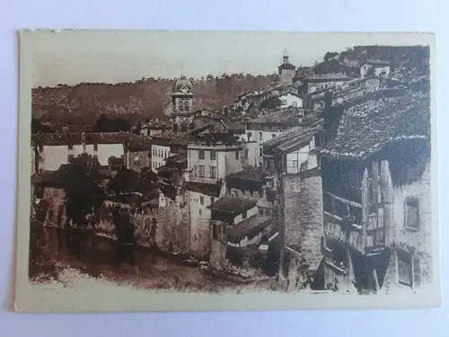 Alte AK Pont en Royans Maison suspendues [aM657]