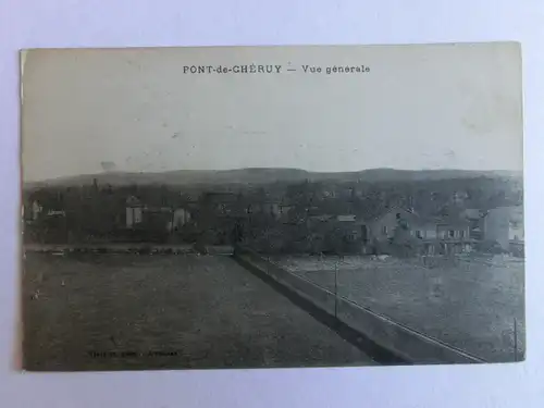 Alte AK Pont de Cheruy Vue generale um 1920 [aM659]