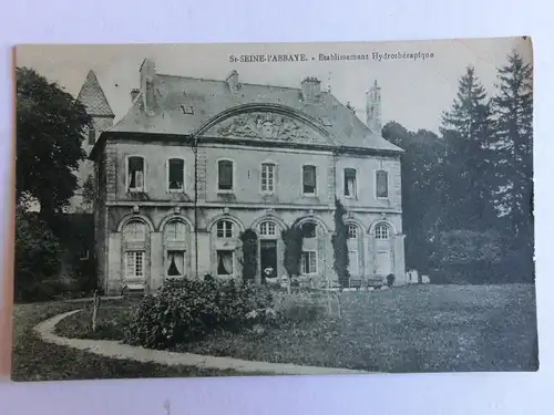 Alte AK St. Seine l’Abbaye Etablissement Hydrotherapique um 1910 [aM664]