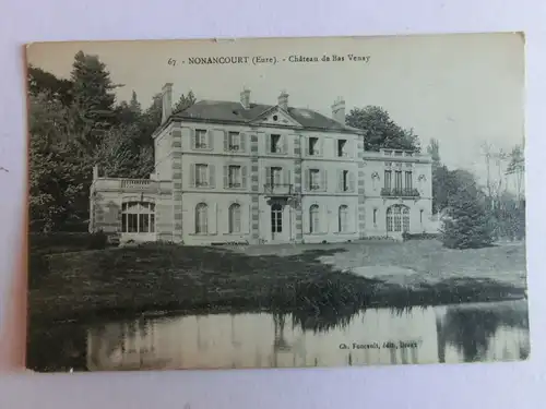 Alte AK Nonancourt Chateau de Bas Venay um 1910 [aM666]