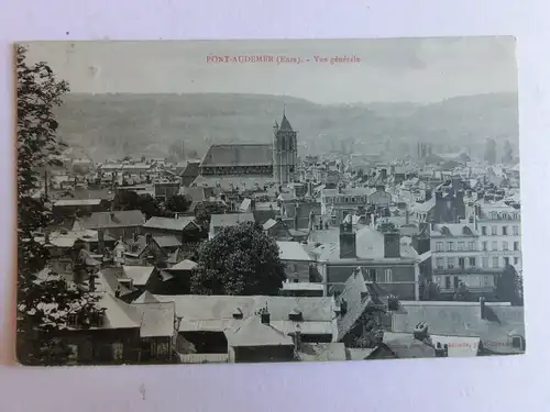 Alte AK Pont Audemer Vue generale 1907 [aM668]