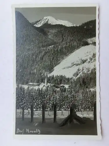 Alte AK Dorf Kreuth Wildbad Kreuth um 1940 [aX359]