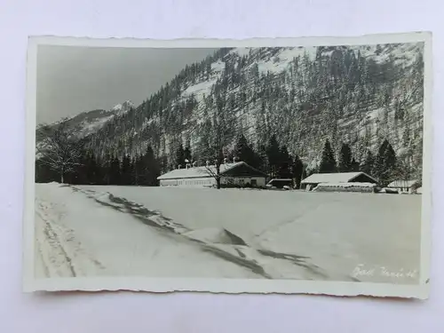 Alte AK Bad Kreuth Wildbad Kreuth Winter Schnee um 1940 [aX360]