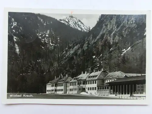 Alte AK Wildbad Kreuth 1937 [aX361]