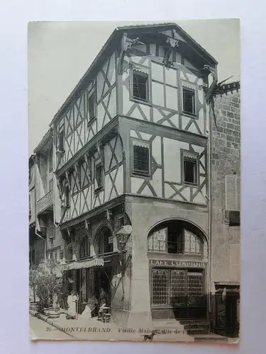 Alte AK Montferrand Vieille Maison um 1915 [aM578]