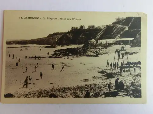 Alte AK St. Brieuc La Plage  [aM609]