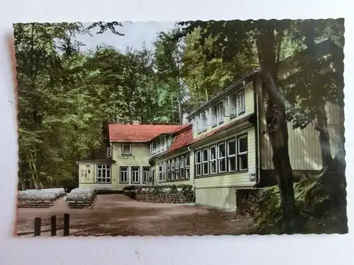 Alte AK Bad Grund Iberger Kaffeehaus [C904]