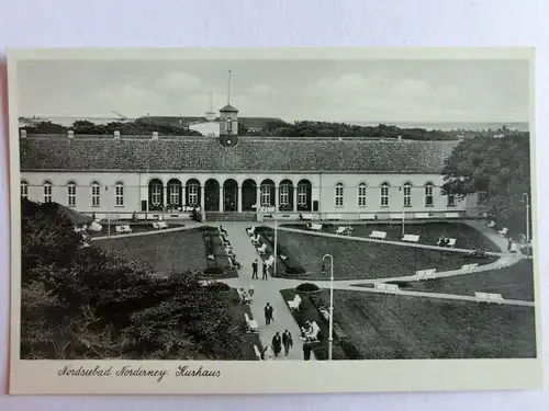 Alte AK Norderney Kurhaus [C907]