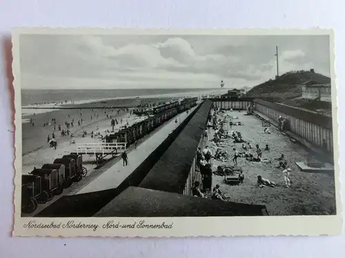 Alte AK Norderney Nord- und Sonnenbad [C908]