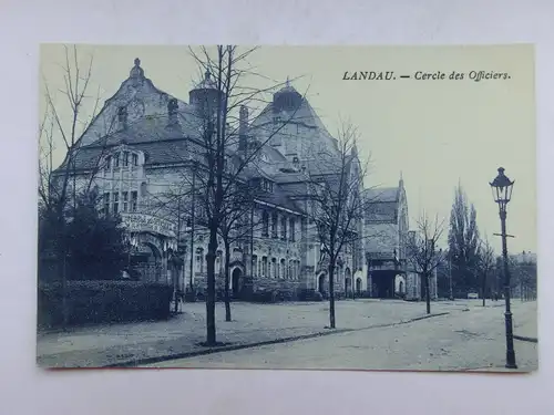 Alte AK Landau Cercle des Officiers [aX316]