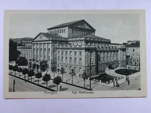 Alte AK Stuttgart Kgl. Hoftheater [aX319]