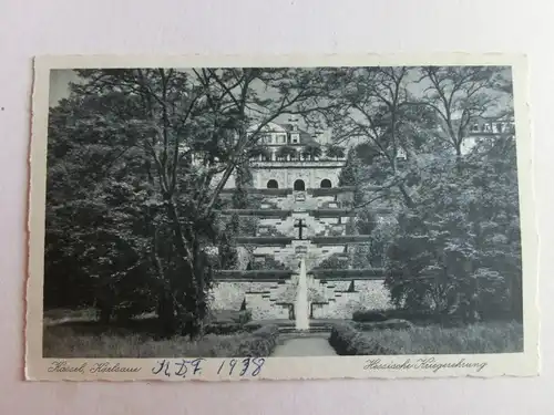 Alte AK Kassel Karlsaue Kriegerdenkmal [C851]