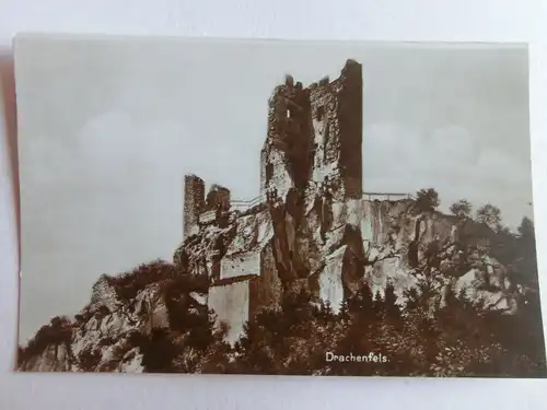 Alte AK Königswinter Burg Drachenfels [C855]